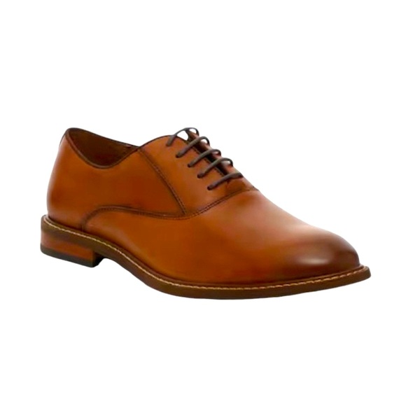 Vince Camuto Other - Vince Camuto Lawson Oxfords Cognac Brown Leather Dress Shoes Size 13